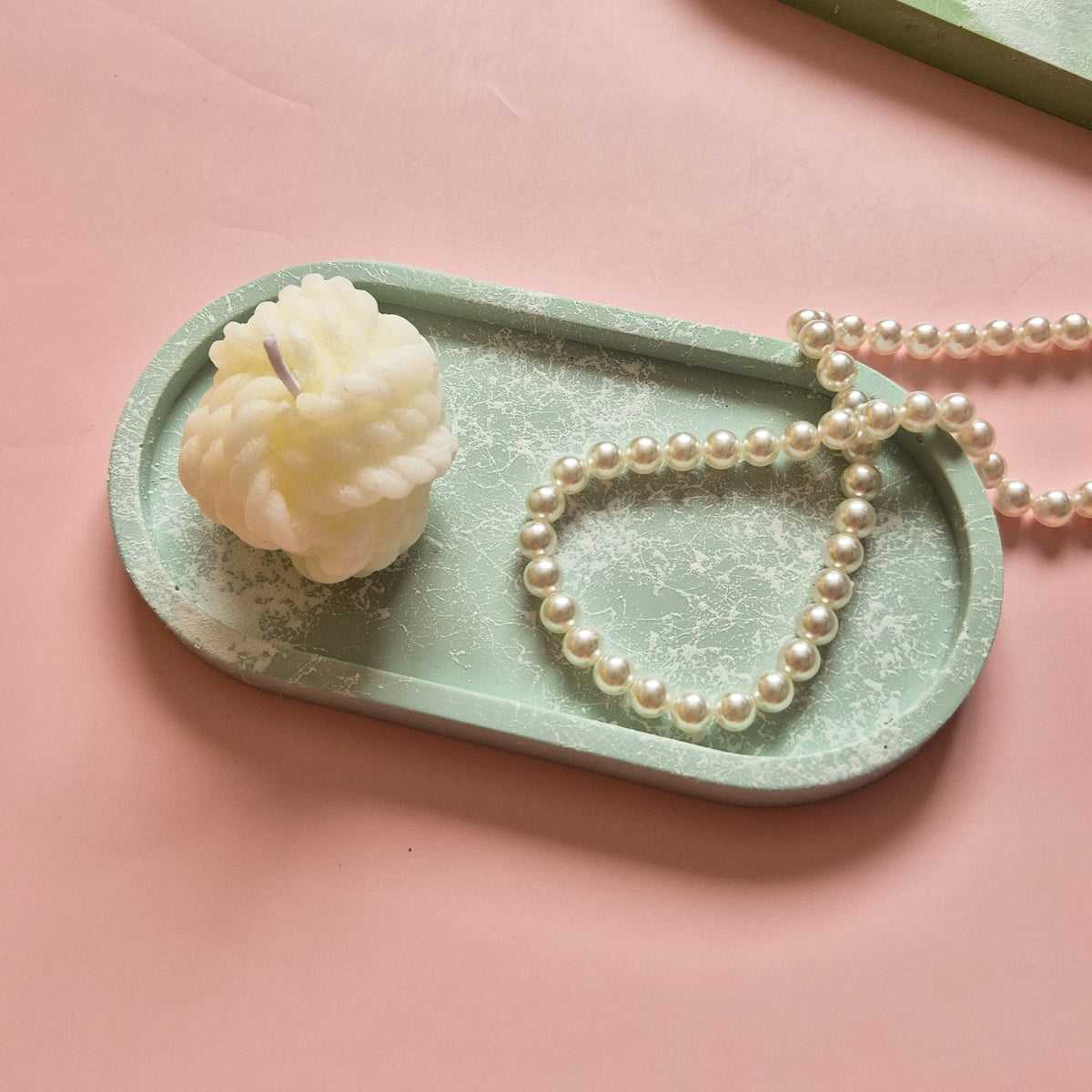 Urban Splattered Oval Tray